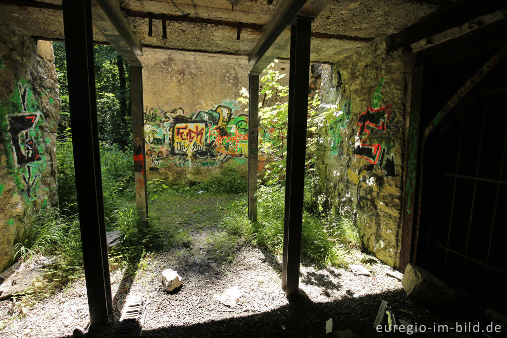 Detailansicht von Kalköfen auf dem Freizeitgelände Walheim