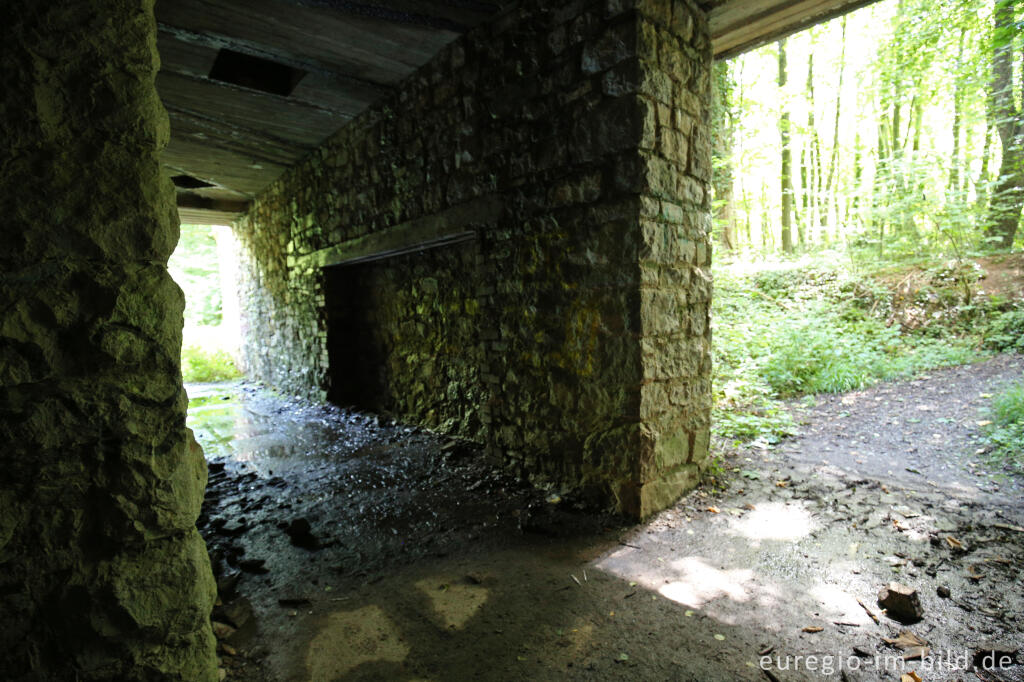 Detailansicht von Kalköfen auf dem Freizeitgelände Walheim