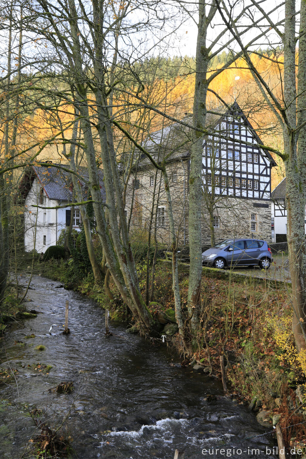 Detailansicht von Kall und Junkerhaus in Simonskall