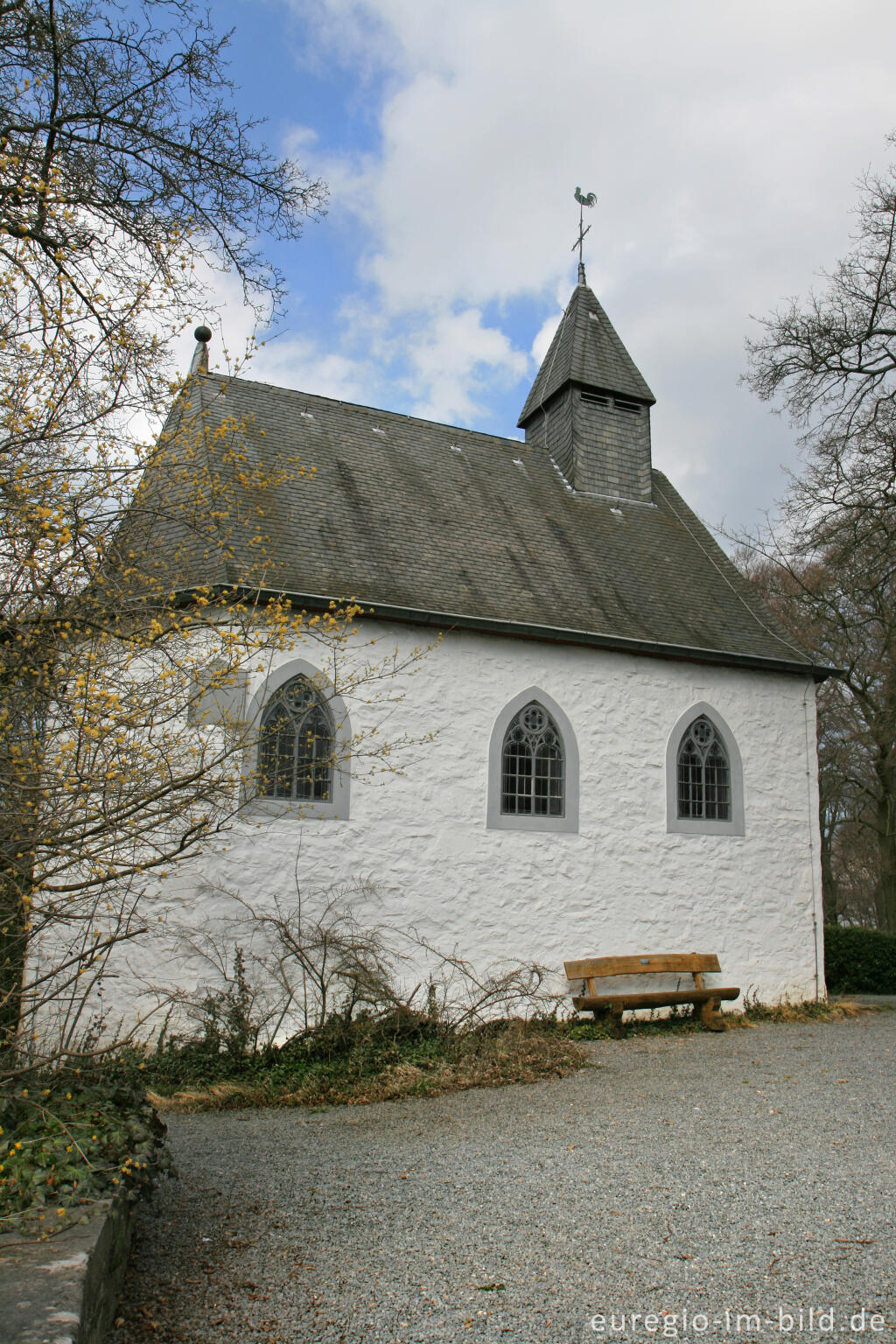 Detailansicht von  Klauser Kapelle «Maria im Schnee» bei Kornelimünster