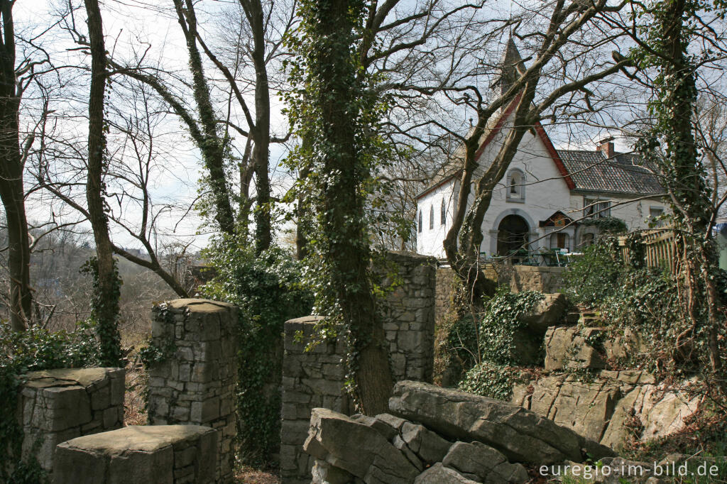 Detailansicht von  Klauser Kapelle «Maria im Schnee» bei Kornelimünster