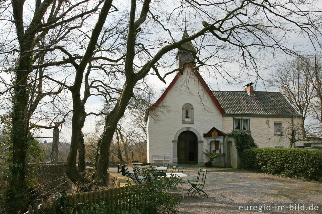 Detailansicht von Klauser Kapelle «Maria im Schnee» bei Kornelimünster