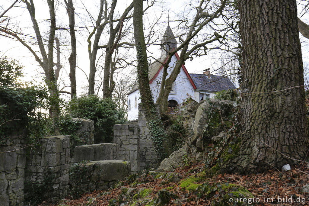 Detailansicht von Klauser Kapelle «Maria im Schnee» bei Kornelimünster 