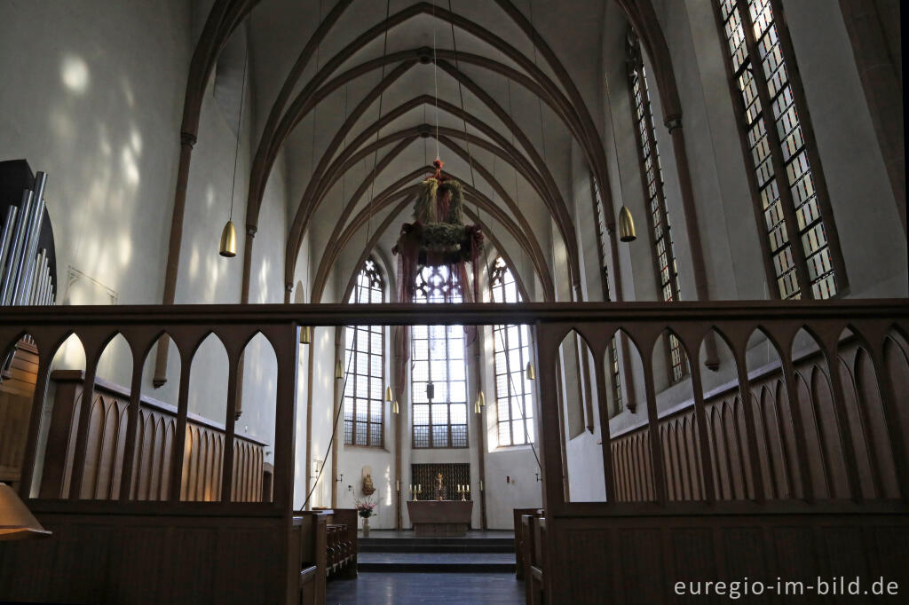 Detailansicht von Kloster Mariawald, Innenraum der Abteikirche