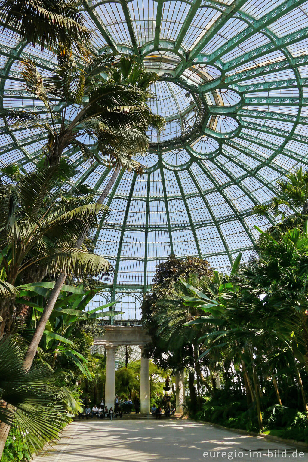 Detailansicht von Königliche Gewächshäuser in Laeken bei Brüssel