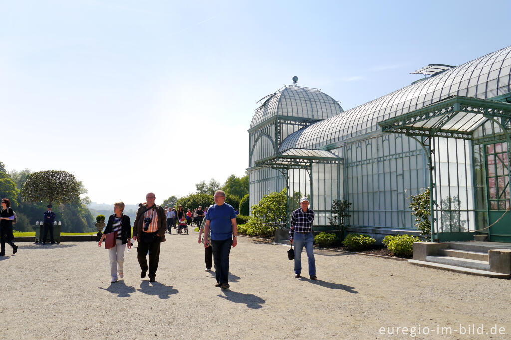 Detailansicht von Königliche Gewächshäuser in Laken (Laeken) bei Brüssel