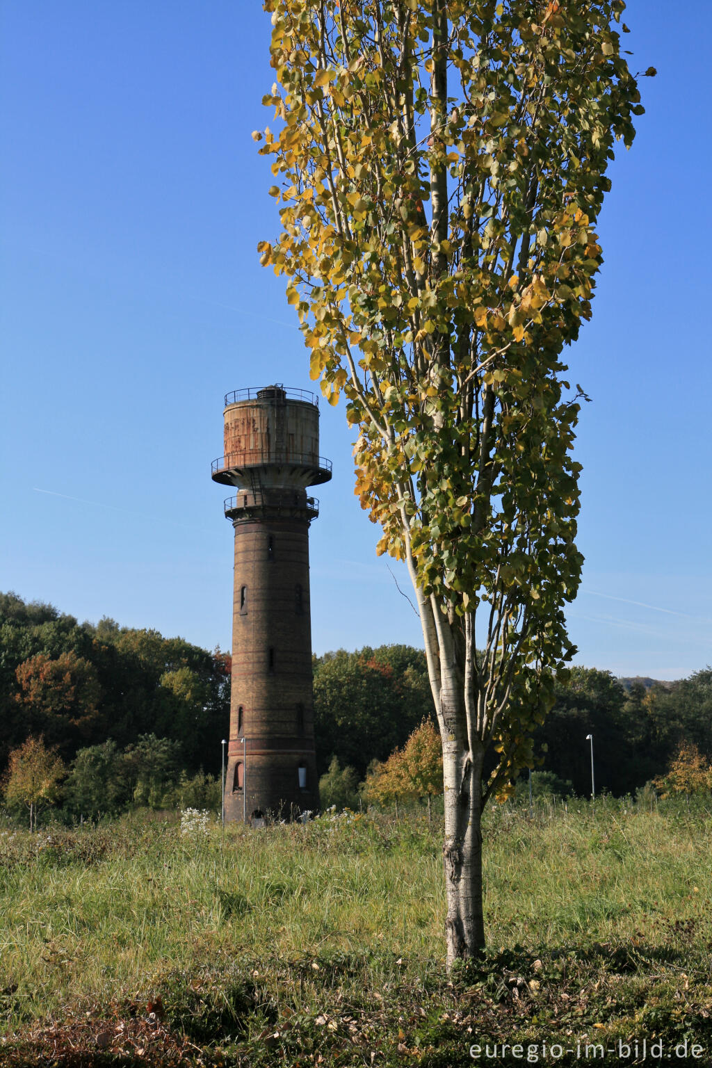 Detailansicht von Kokereiwasserturm, Alsdorf