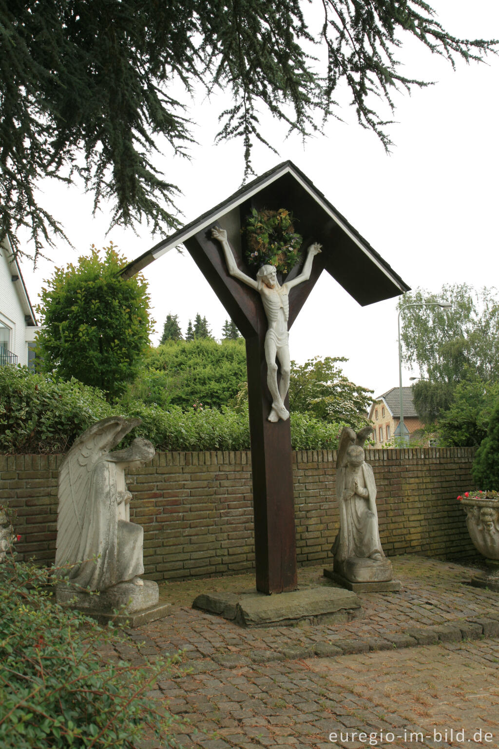 Detailansicht von Kreuzanlage auf dem Wittemerweg, Eys, NL