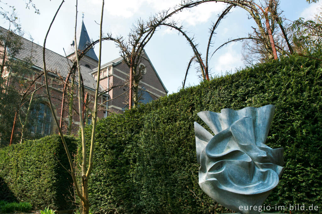 Detailansicht von Kunst im Botanischen Garten, Kerkrade