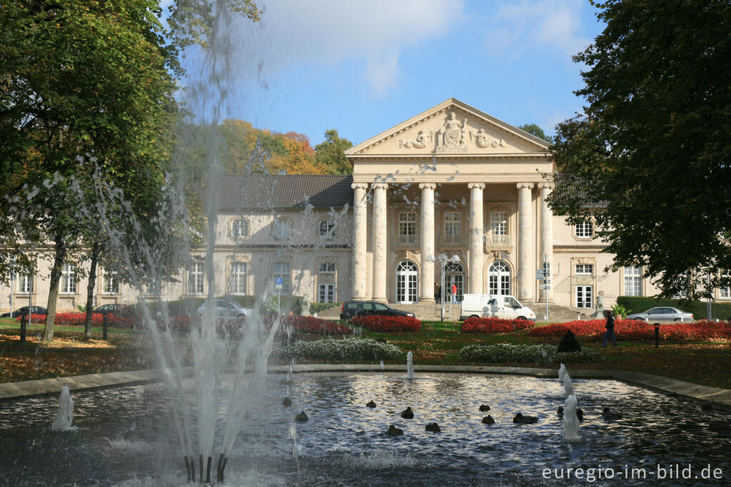 Detailansicht von Kurpark Monheimsallee mit Spielcasino, Aachen