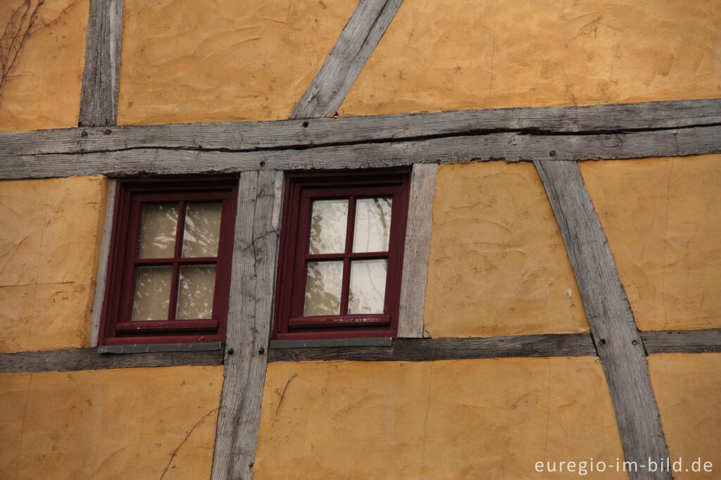 Detailansicht von Lehmbau mit Fachwerk, Geultal, NL