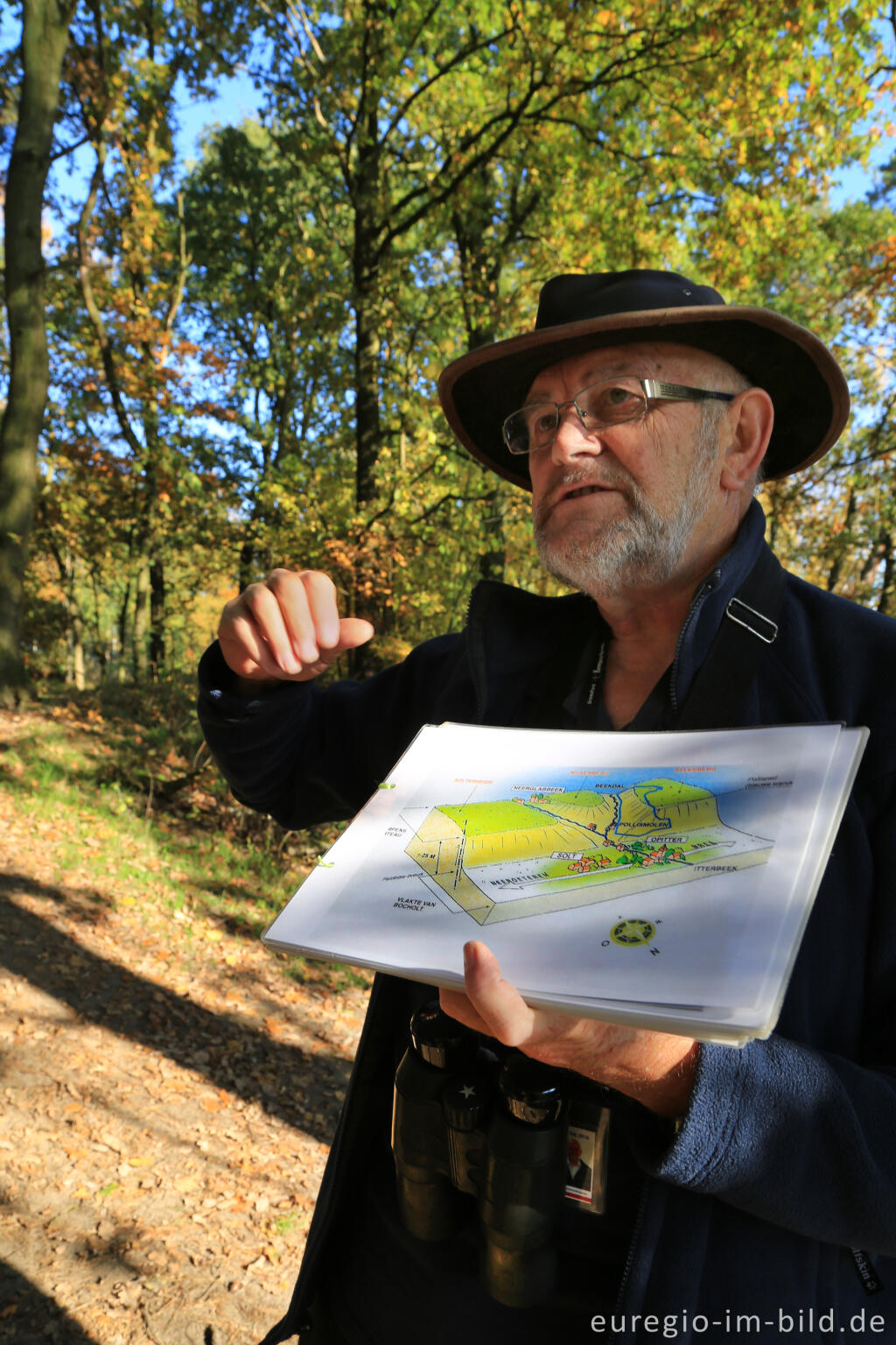 Detailansicht von Mit Naturführer Jan Houben im De Ijzeren Man