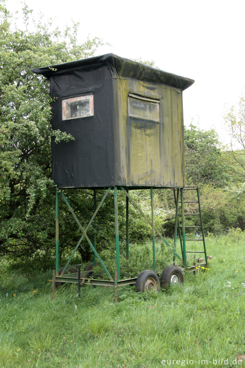 Detailansicht von Mobiler Jägerstand 