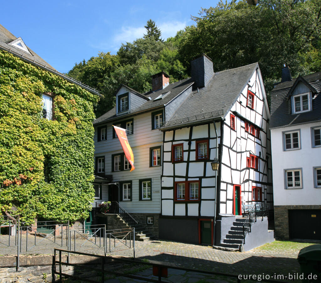 Detailansicht von Monschau in der Eifel