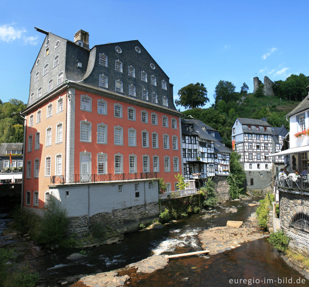 Detailansicht von Monschau in der Eifel