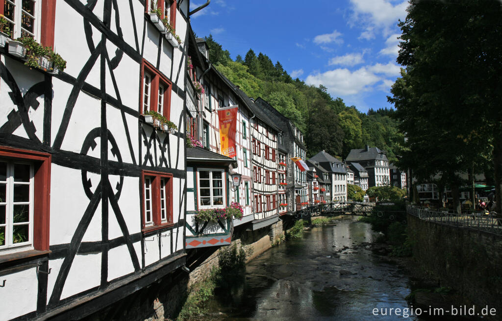 Detailansicht von Monschau in der Eifel