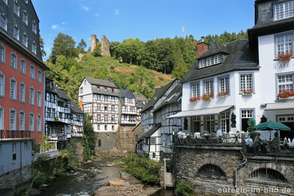 Detailansicht von Monschau in der Eifel