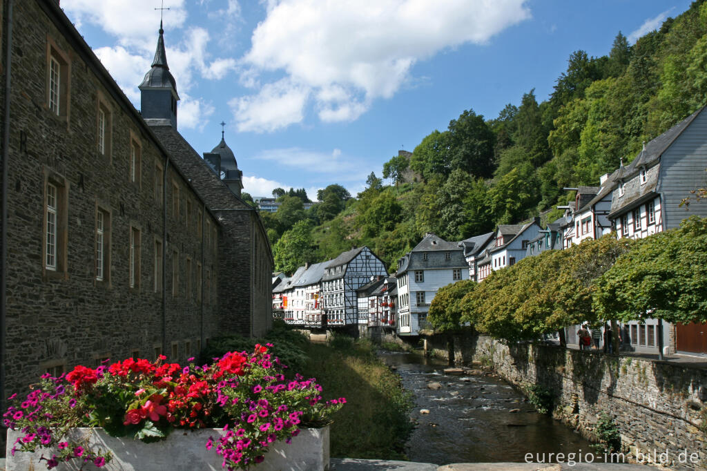 Detailansicht von Monschau in der Eifel