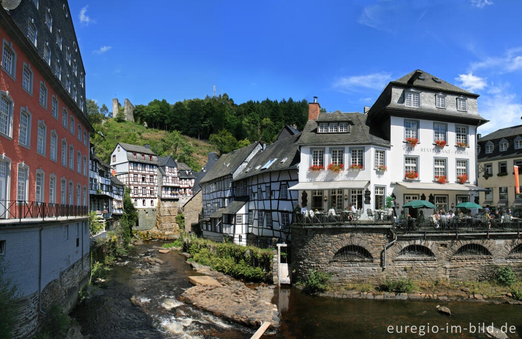 Detailansicht von Monschau in der Eifel