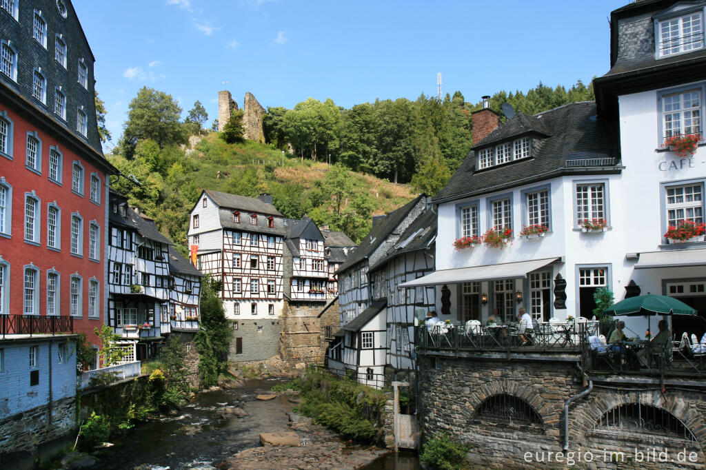 Detailansicht von Monschau in der Eifel