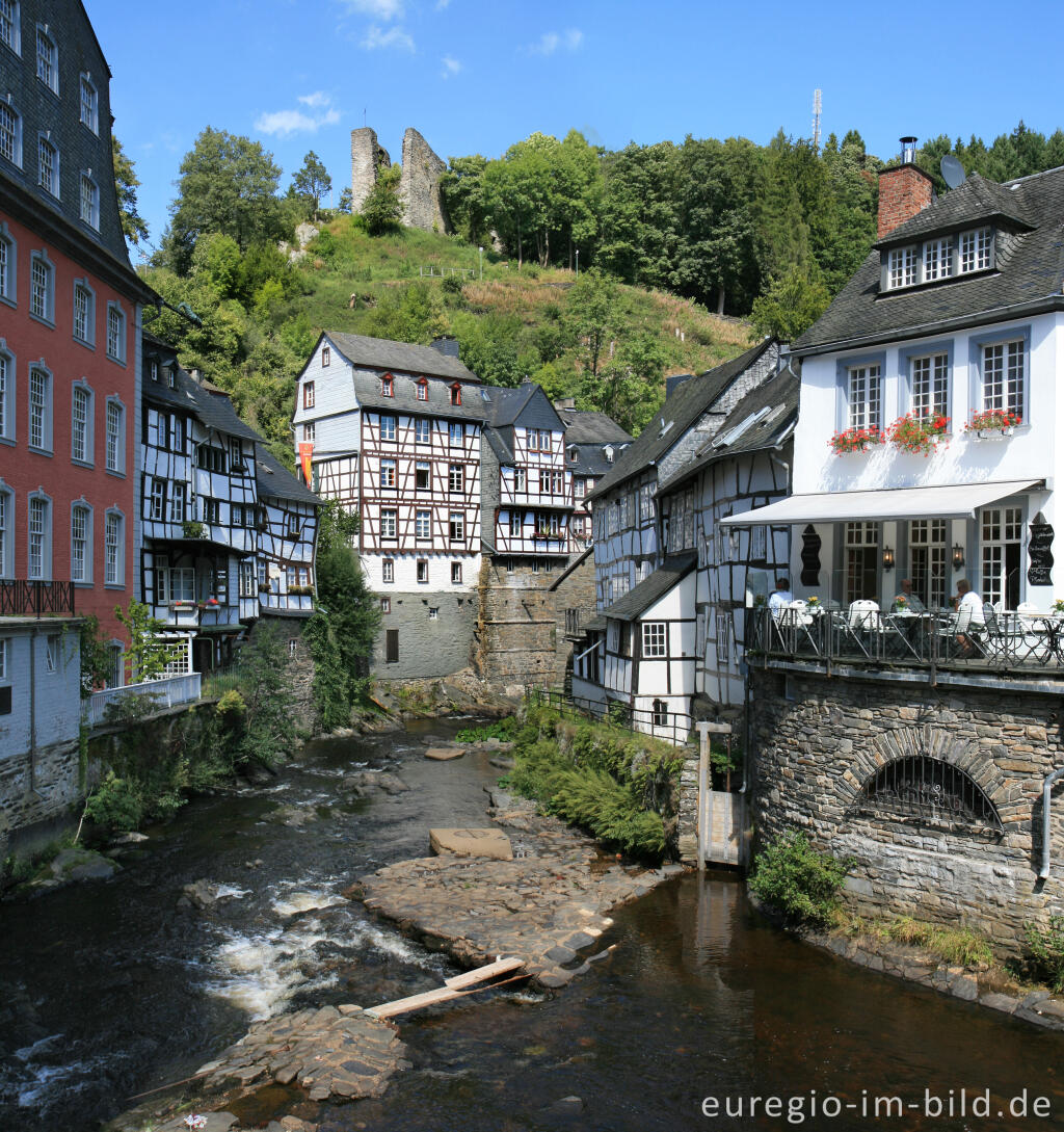 Detailansicht von Monschau in der Eifel