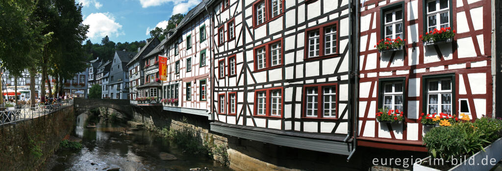 Detailansicht von Monschau in der Eifel