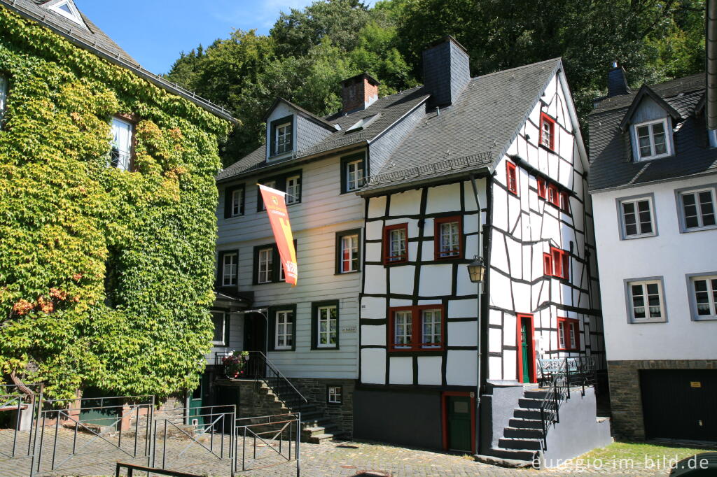 Detailansicht von Monschau in der Eifel