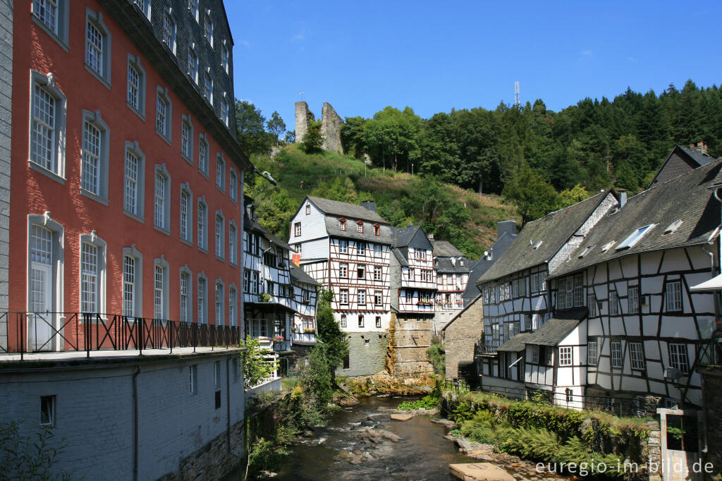 Detailansicht von Monschau in der Eifel