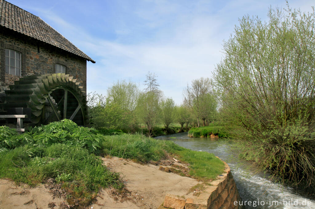 Detailansicht von Mühle "Volmolen" im Geultal südlich von Epen