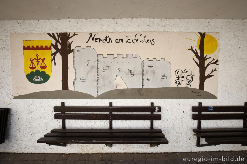 Detailansicht von Neroth in der Vulkaneifel, früher der Ort der "Musfallskrämer"