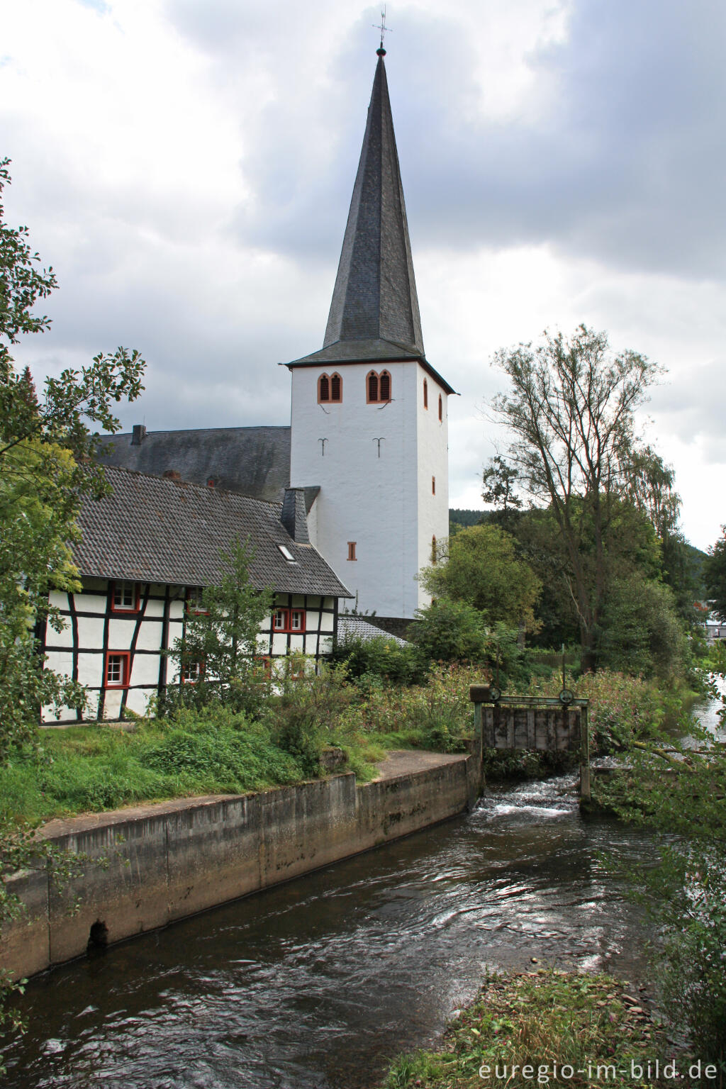 Detailansicht von Olef, ein Ortsteil von Schleiden