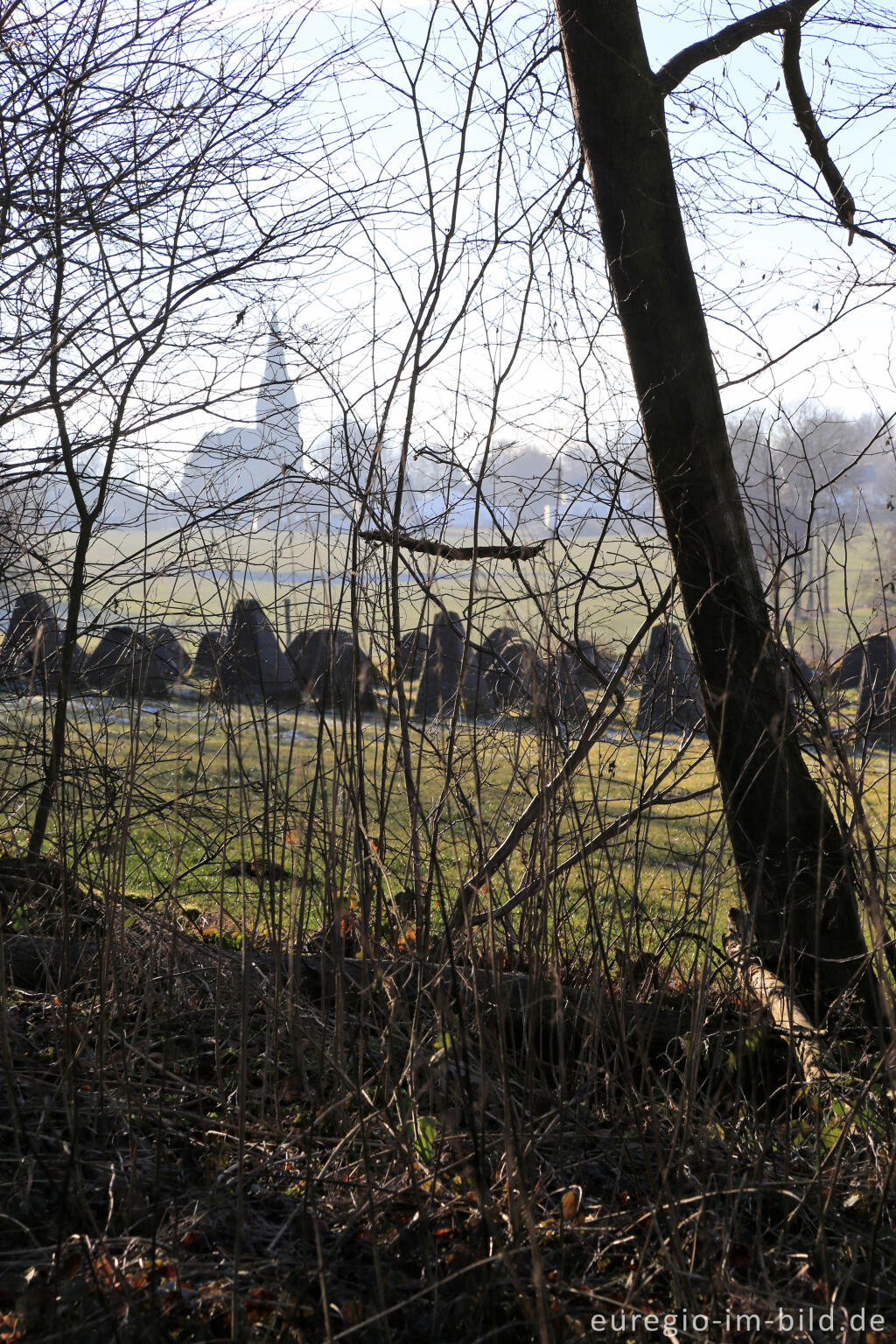 Detailansicht von Panzersperre des Westwalls bei Lammersdorf