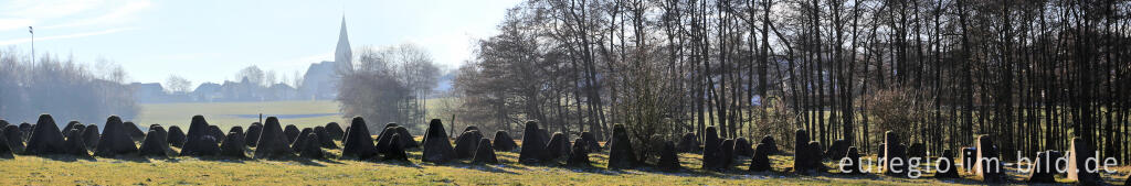 Detailansicht von Panzersperre des Westwalls bei Lammersdorf