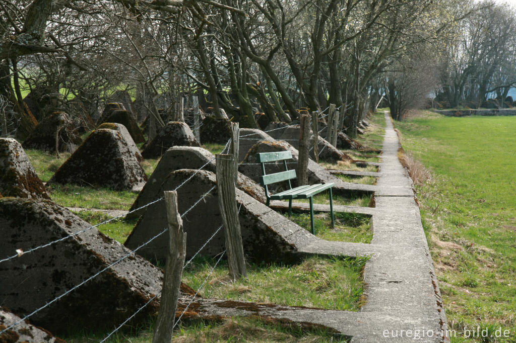 Detailansicht von Panzersperre, westlich von Simmerath