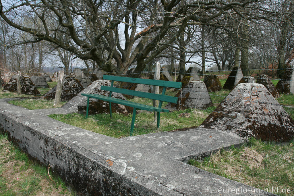 Detailansicht von Panzersperre, westlich von Simmerath