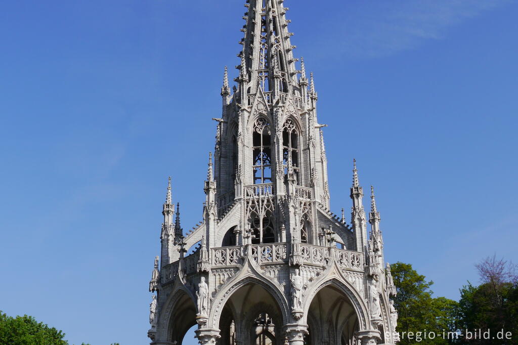 Detailansicht von Park bei den Königlichen Gewächshäusern (Laeken bei Brüssel)