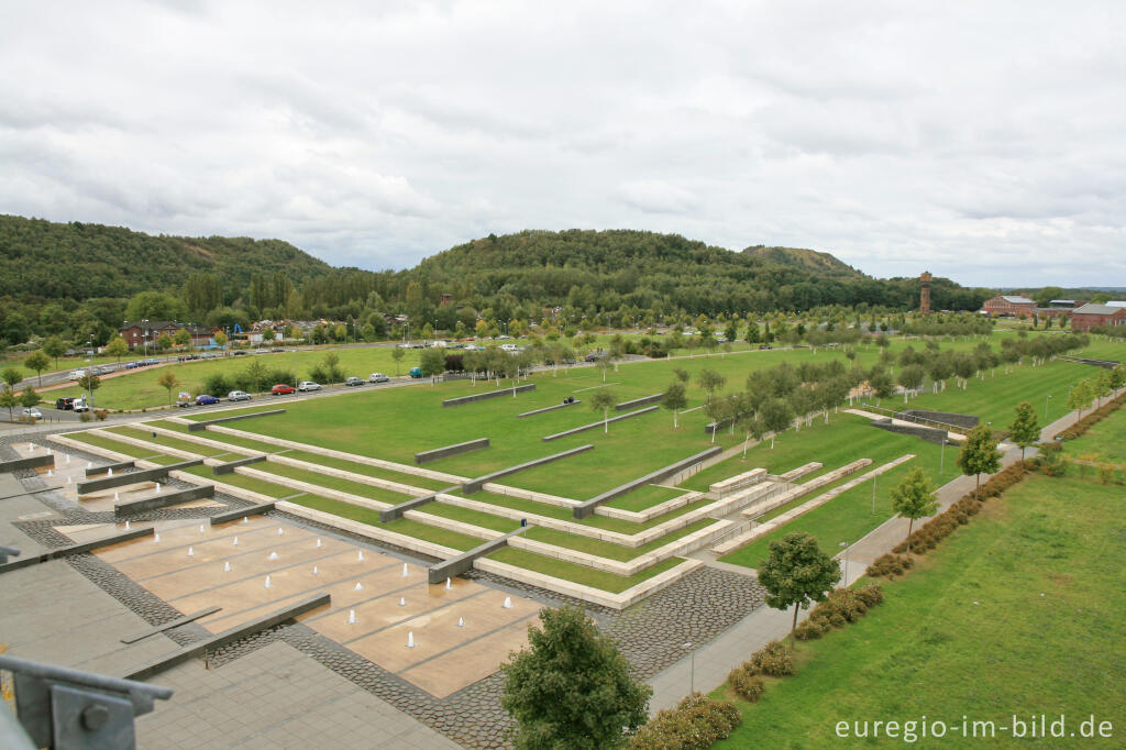 Detailansicht von Parkanlage im Anna-Park, Alsdorf