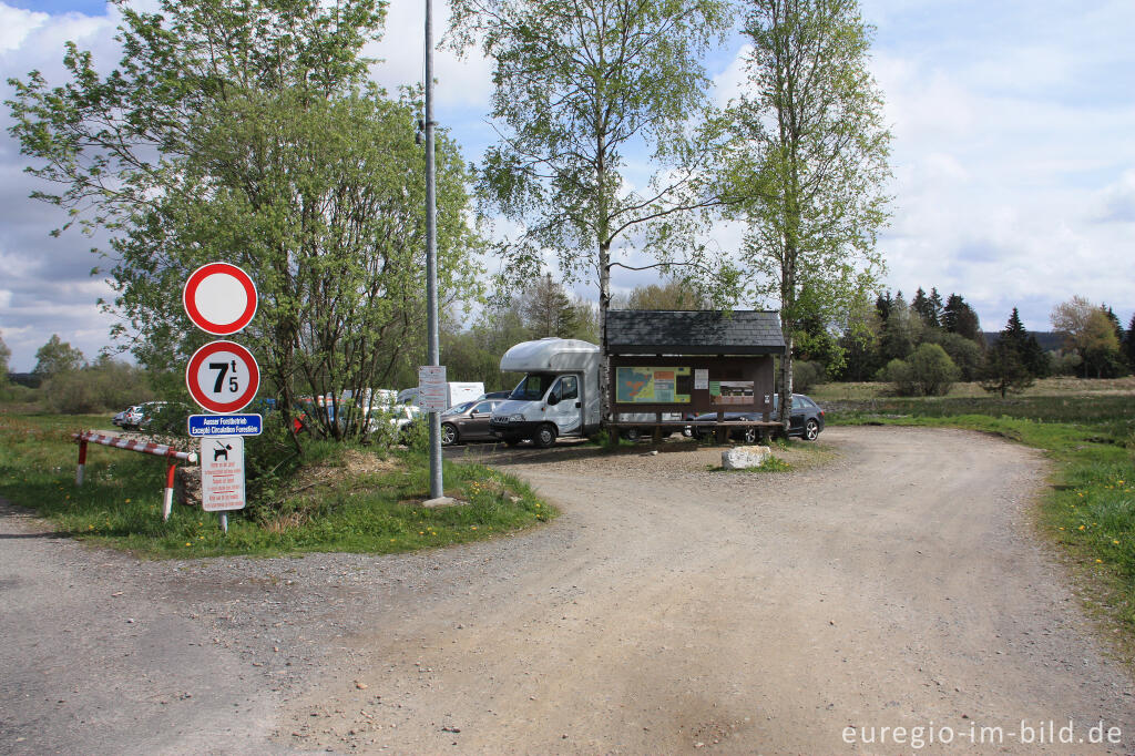 Parkplatz Nahtsief im Brackvenn (Hohes Venn)