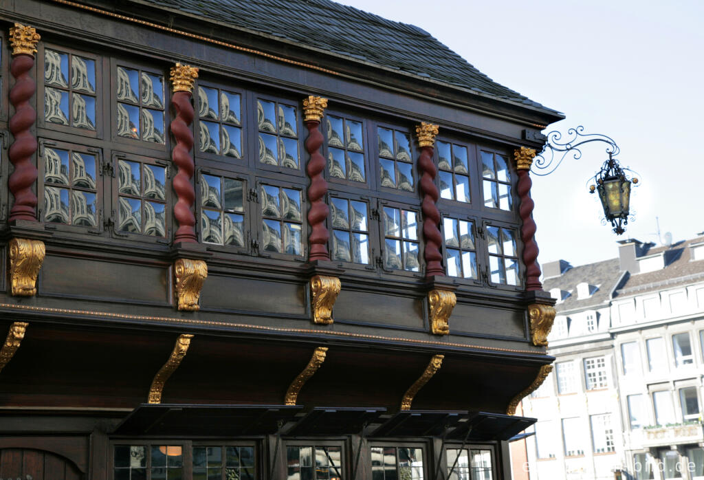 Detailansicht von Postwagen, Aachen