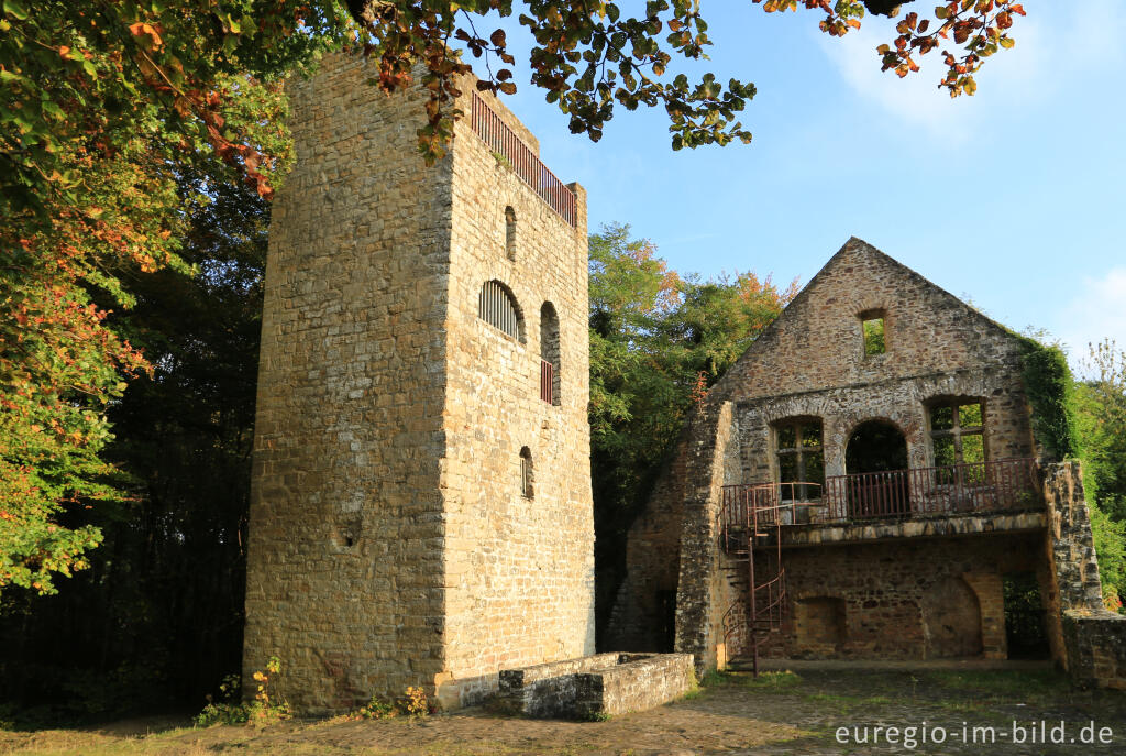 Detailansicht von Prümerburg, Rheinland-Pfalz