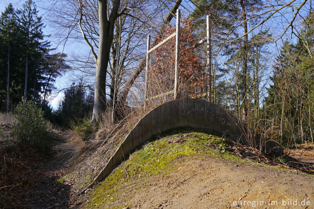 Detailansicht von Rekonstruktion des Aachener Landgrabens