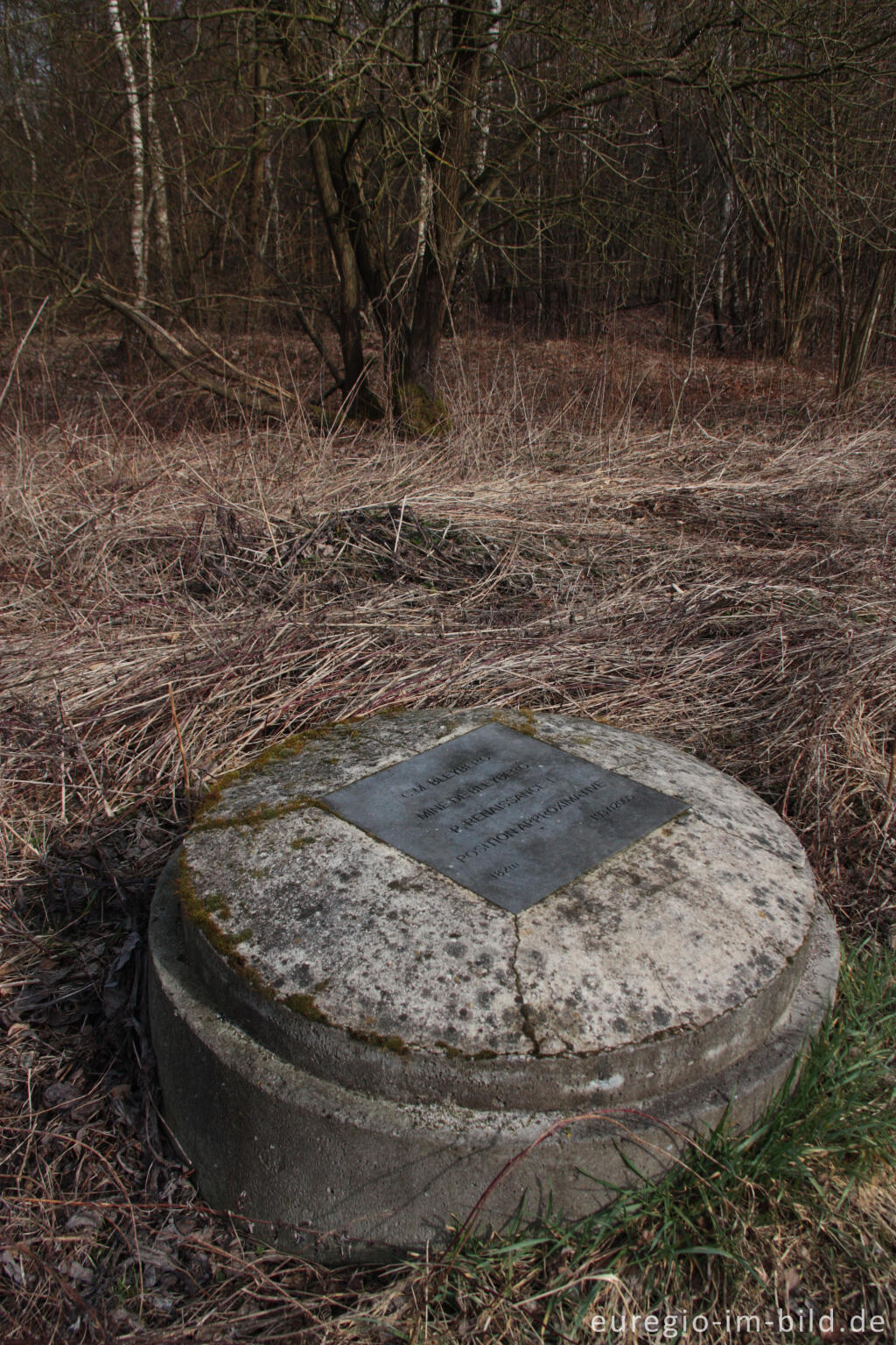 Detailansicht von Relikt aus der Zeit des Bergbaus in Plombières