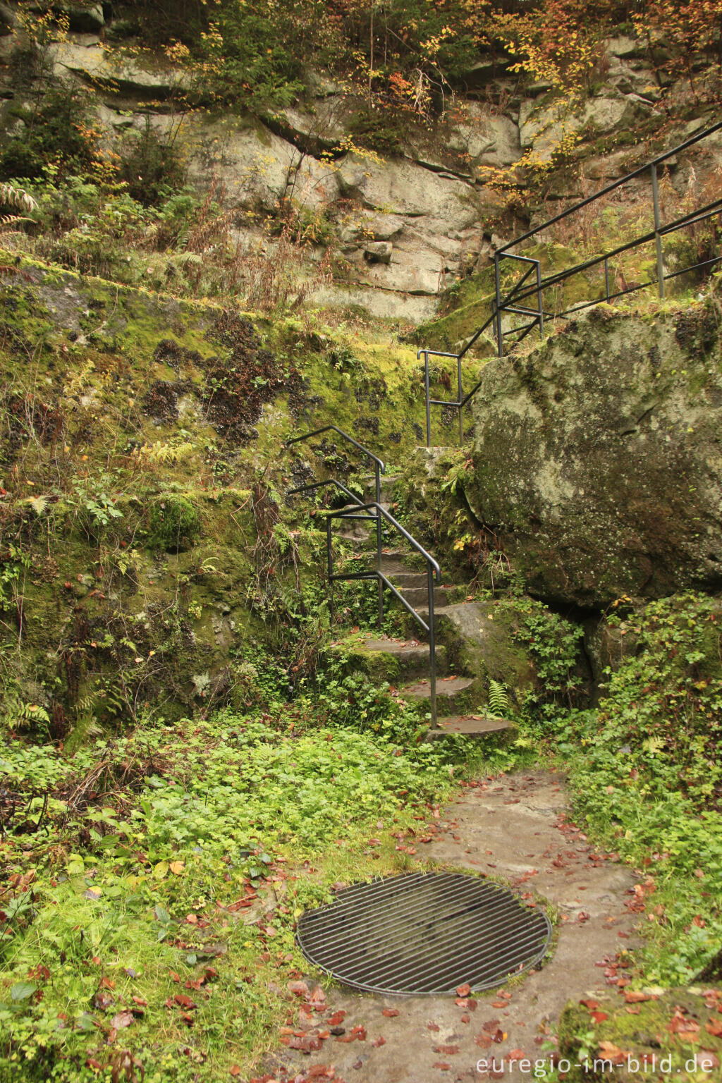 Detailansicht von Römisches Kupferbergwerk bei Kordel in der Südeifel