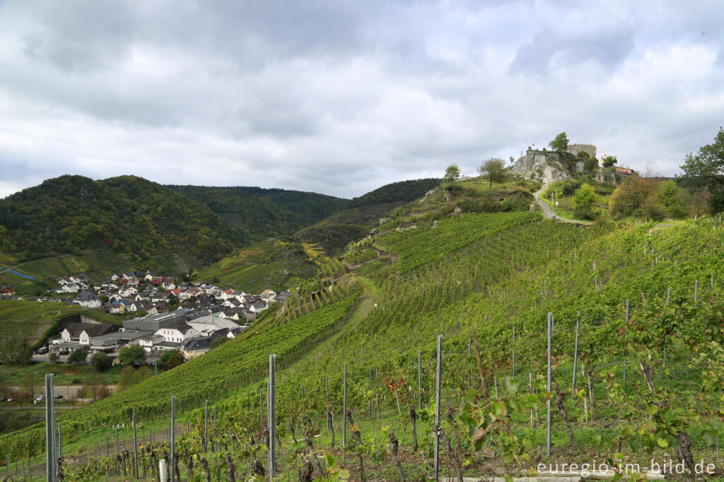 Detailansicht von Ruine der Saffenburg bei Mayschoß