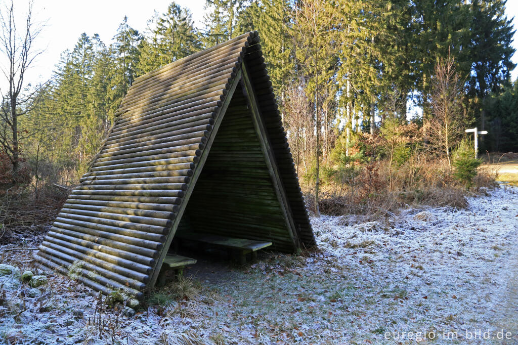 Detailansicht von Schutzhütte, "Dorfrundgang Lammersdorf"