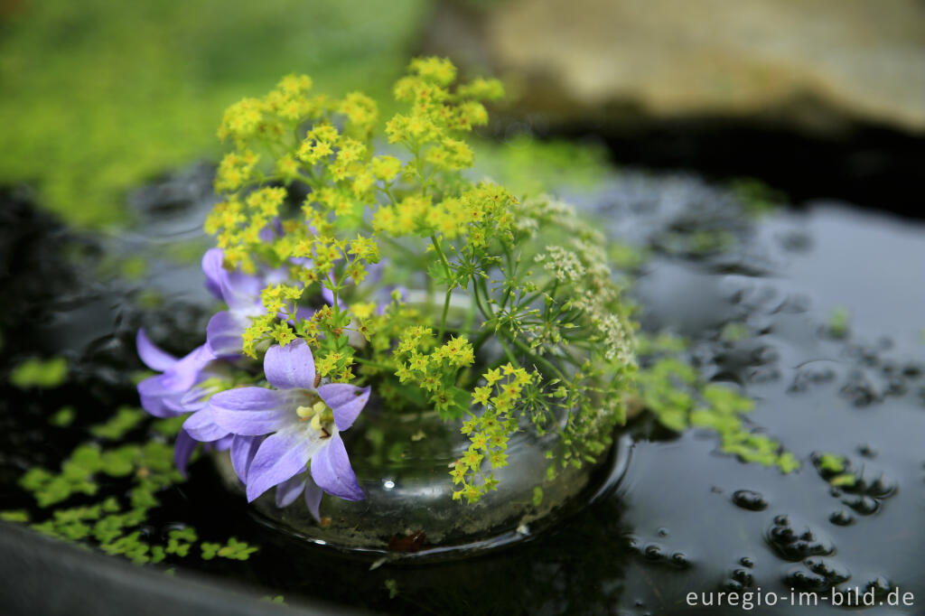 Detailansicht von Schwimmender Mini-Blumenstrauß