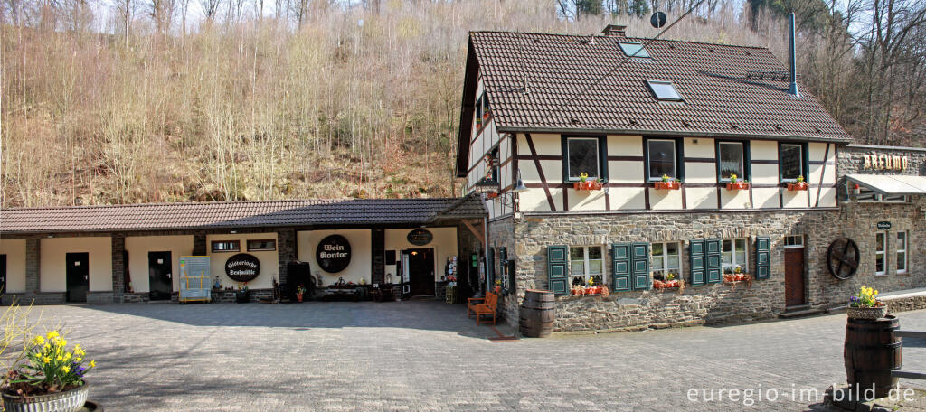 Detailansicht von Senfmühle in Monschau