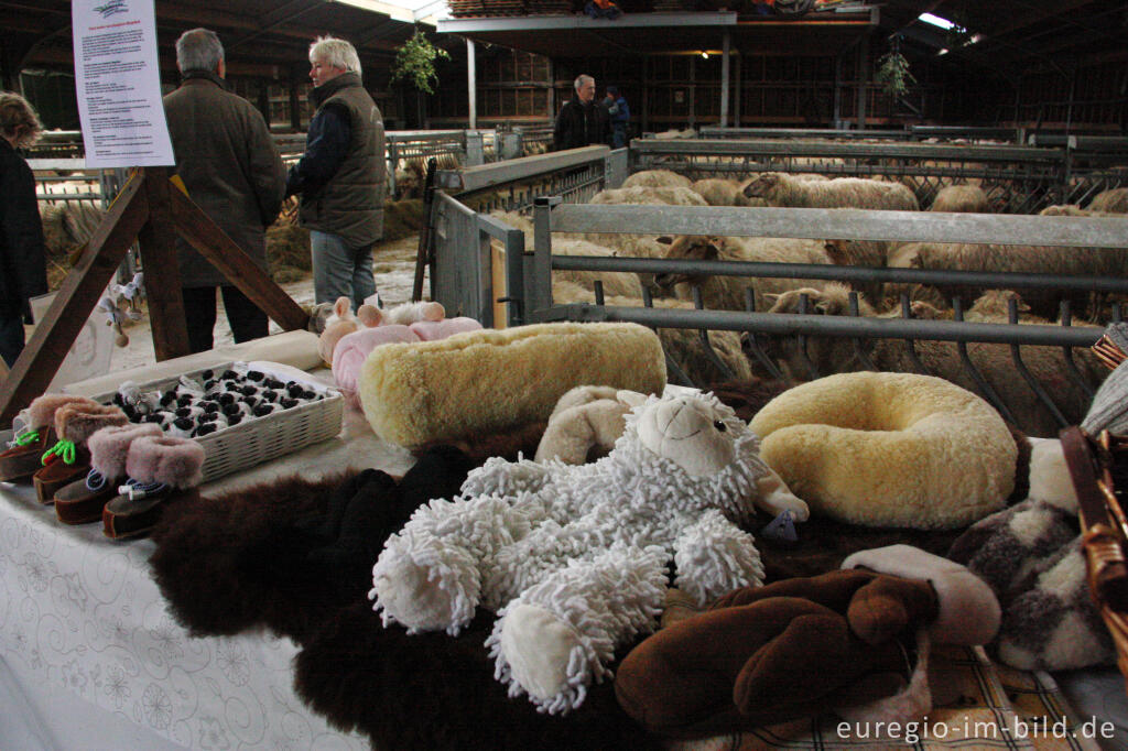 Detailansicht von Shop in der Schäferei "Schaapskooi Mergelland"