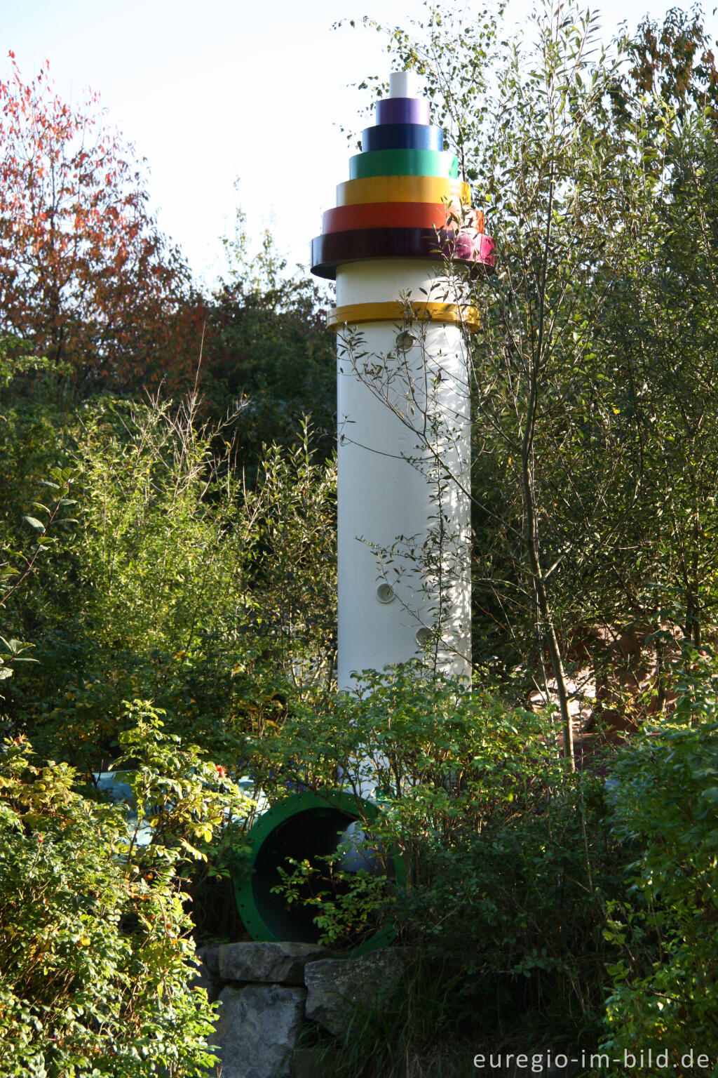 Detailansicht von Skulptur im Hospizgarten des Hortus Dialogus