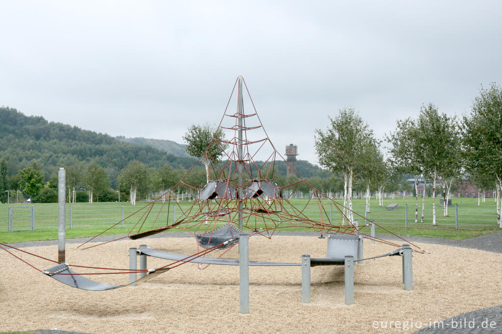 Detailansicht von Spielplatz im Annapark, Alsdorf